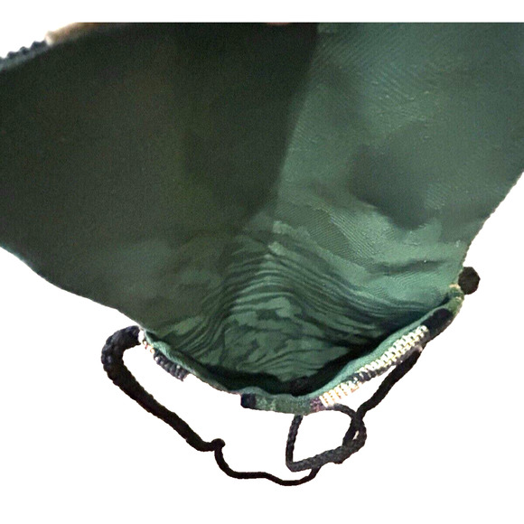 Women’s Southwest Turquoise Small Black and Emerald Green Crossbody Bag - Picture 5 of 7